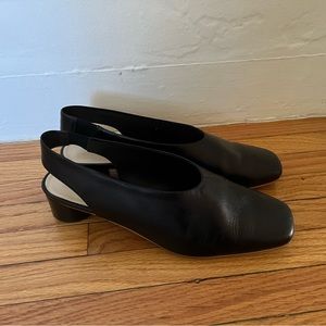 Everlane square toe slingback